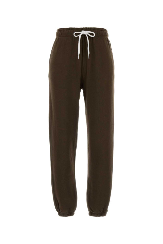 Шоколадні джоггери з бавовняної суміші POLO RALPH LAUREN (211971700)