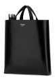 Black leather shopping bag Black PRADA (2VG113ZO6)