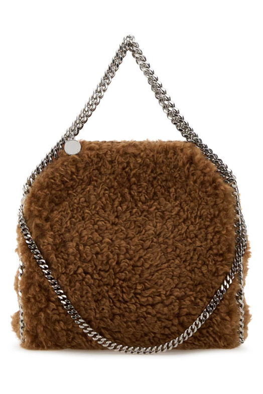 Biscuit alter mat shearling mini Falabella handbag STELLA McCARTNEY (371223WP0665)