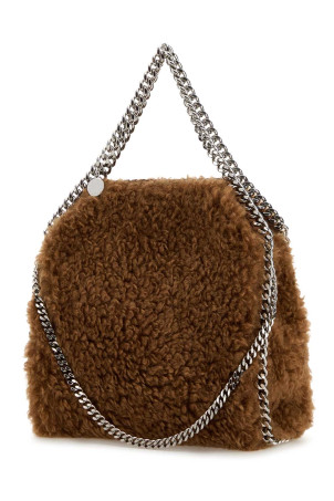 Biscuit alter mat shearling mini Falabella handbag STELLA McCARTNEY (371223WP0665)