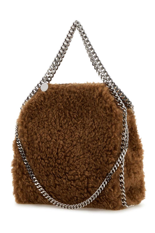 Biscuit alter mat shearling mini Falabella handbag STELLA McCARTNEY (371223WP0665)