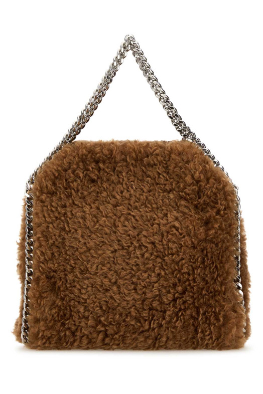 Biscuit alter mat shearling mini Falabella handbag STELLA McCARTNEY (371223WP0665)