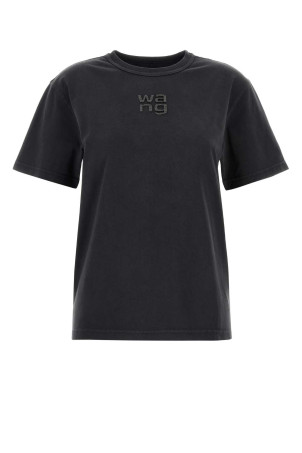 Black cotton t-shirt Black T BY ALEXANDER WANG (4CC1261220)