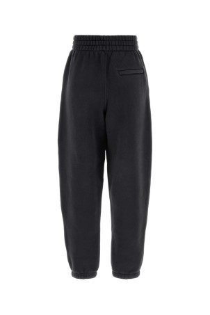 Black cotton blend joggers Black T BY ALEXANDER WANG (4CC1264997)