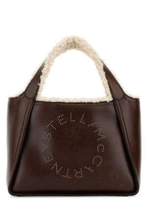 Brown alter mat small shopping bag STELLA McCARTNEY (513860WP0624)