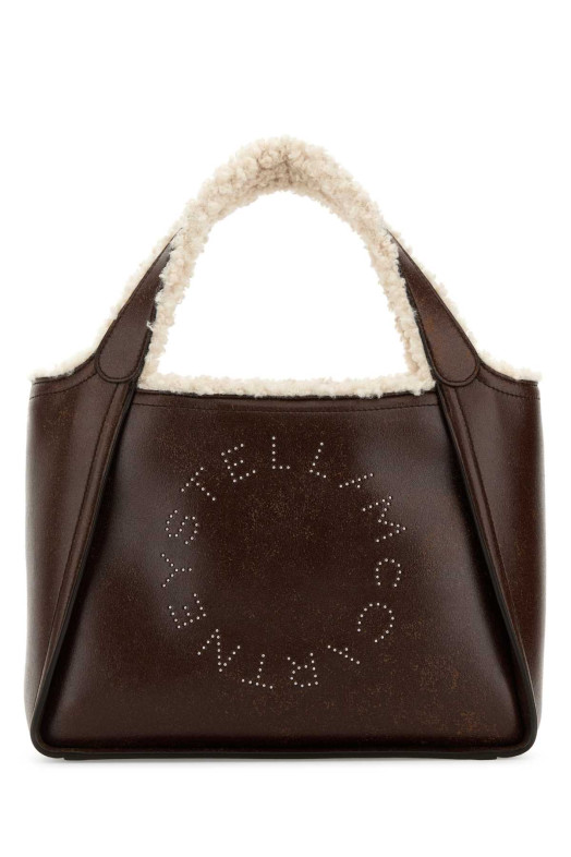 Brown alter mat small shopping bag STELLA McCARTNEY (513860WP0624)