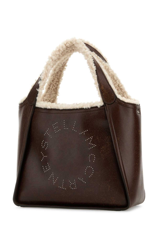 Brown alter mat small shopping bag STELLA McCARTNEY (513860WP0624)