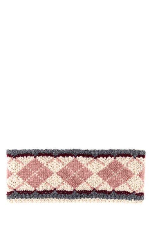 Вышитая жаккардовая повязка на голову MIU MIU (5IH0442IEI)