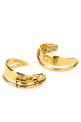 Gold metal Cassandre earrings SAINT LAURENT (851107Y1500)
