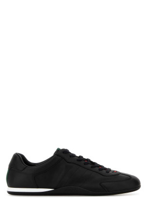Black leather Gucci Shift sneakers GUCCI (857018AAFUH)