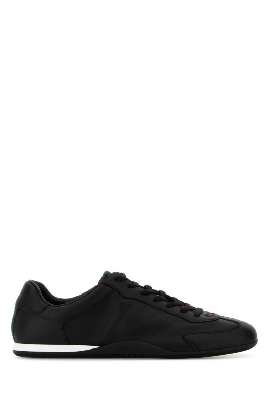 Black leather Gucci Shift sneakers GUCCI (857018AAFUH)
