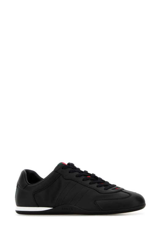 Black leather Gucci Shift sneakers GUCCI (857018AAFUH)