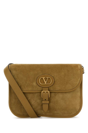 Бежева замшева сумка через плече Antibes VALENTINO GARAVANI (8Y2B0S78UEX)