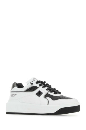 Two-tone nappa leather One Stud sneakers VALENTINO GARAVANI (8Y2S0G37WRI)