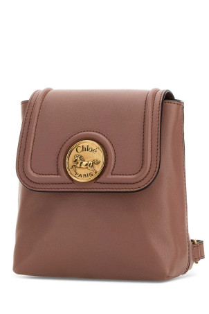 Antiqued pink leather Horse Medal backpack CHLOE (CH26SP581O37)
