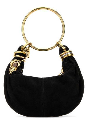 Black suede mini Bracelet handbag CHLOE (CH26SS623Q96)