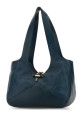 Navy blue leather East-West ChloÃ© Balloon shoulder bag CHLOE (CH26SS645Q15)
