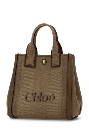 Багатоколірна полотняна невелика сумка для покупок Chloé Carry CHLOE (CHC25SS911O65) CHLOÉ