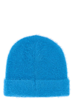 Light blue nylon beanie hat FENDI (FXQ116AVPQ)