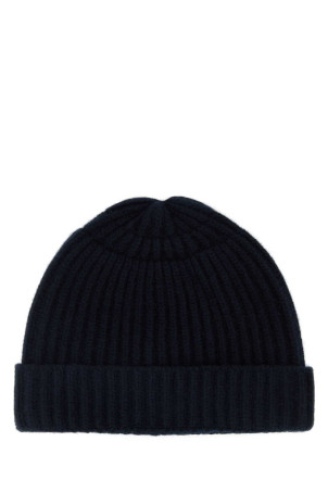 Midnight blue wool beanie hat MAISON MARGIELA (S50TB0016M13226)