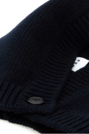 Midnight blue wool balaclava MAISON MARGIELA (S50TB0018M13226)