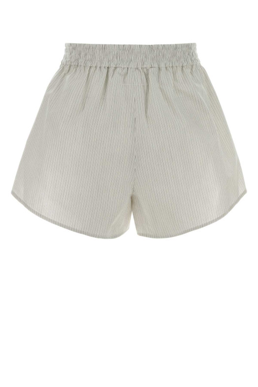 Embroidered cotton shorts MM6 MAISON MARGIELA (S52MU0134M35730)