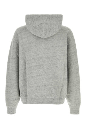 Melange grey cotton oversize sweatshirt DSQUARED (S74GU0938D25026)