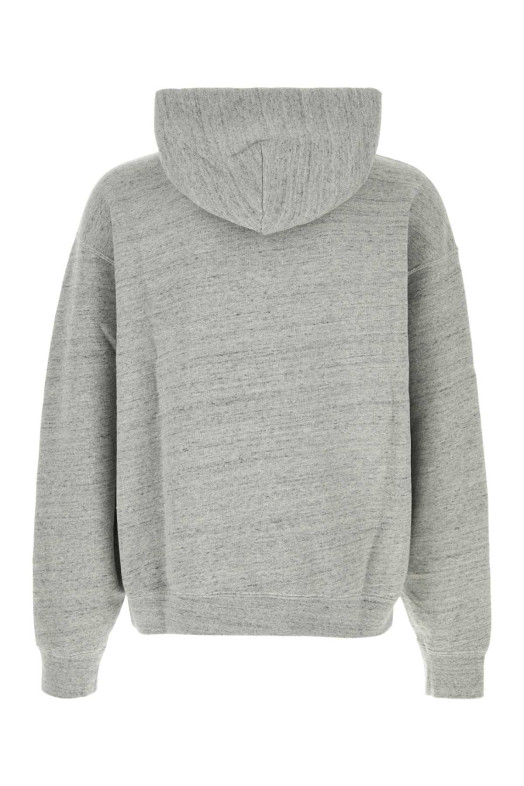 Melange grey cotton oversize sweatshirt DSQUARED (S74GU0938D25026)