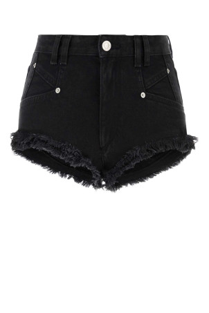 Black denim Eneidala shorts ISABEL MARANT (SH0283FAD1H02I)