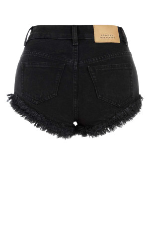 Black denim Eneidala shorts ISABEL MARANT (SH0283FAD1H02I)