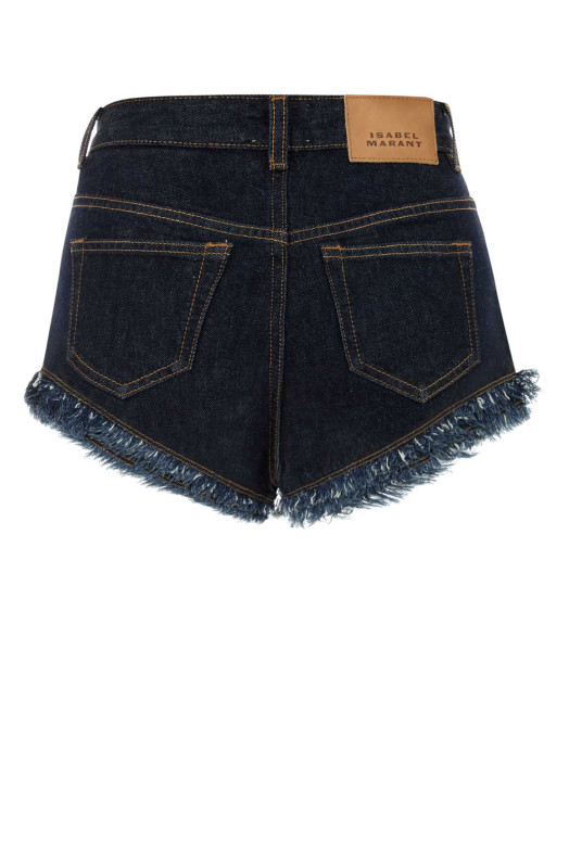 Синие джинсовые шорты Eneidala ISABEL MARANT (SH0283FAD1H02I)