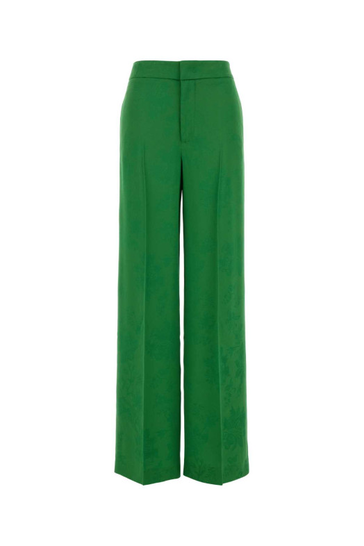 Green jacquard wide-leg pant ETRO (WREA005199TJDA0)
