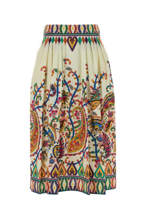 Printed cotton skirt ETRO (WRFA011299SP5I0)