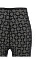 Monogram logo leggings Black