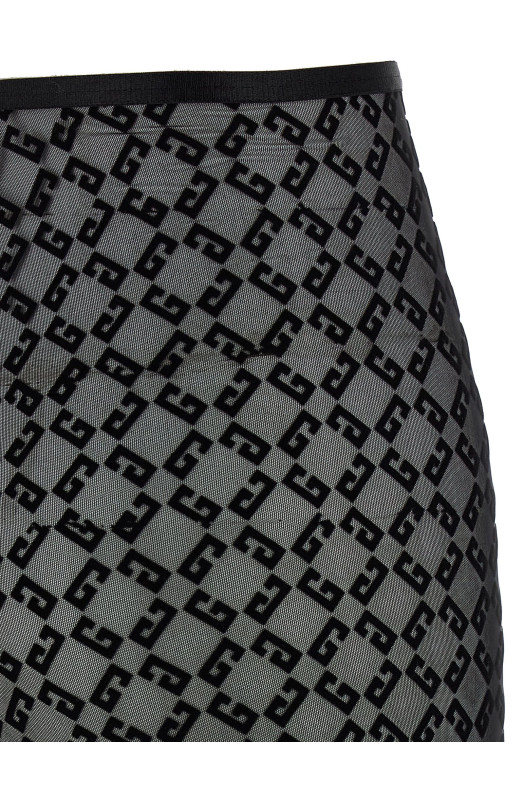 Monogram logo leggings Black