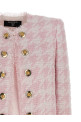 Блейзер с буклированной тканью Pink BALMAIN FF1SM508CG17GRD