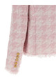 Блейзер с буклированной тканью Pink BALMAIN FF1SM508CG17GRD