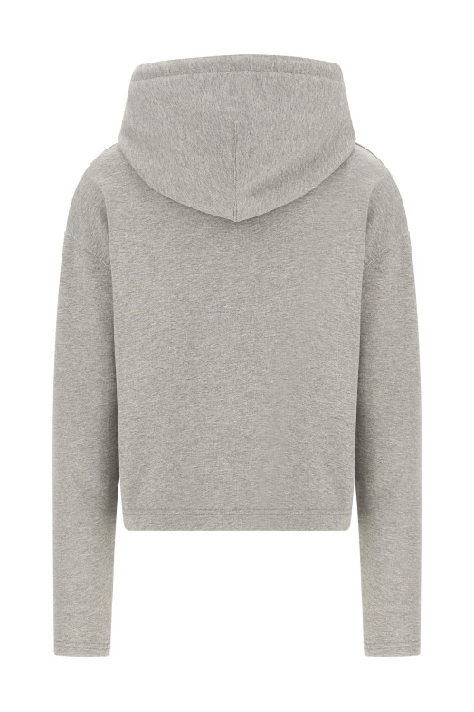 Толстовка с вышитым логотипом Серый AMI PARIS FSW7677300951