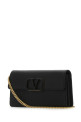Черная кожаная сумочка VLogo Черная VALENTINO GARAVANI (6W2P0S93RQR)