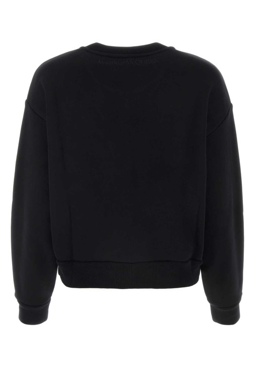 Black cotton sweatshirt Black ALEXANDER MCQUEEN (794769QLAC8)