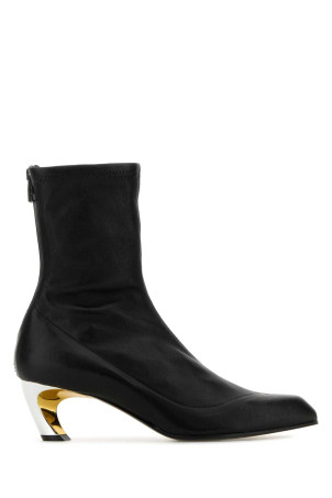 Black leather Armadillo ankle boots ALEXANDER MCQUEEN (797577WIG21)