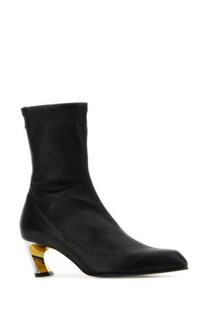 Black leather Armadillo ankle boots ALEXANDER MCQUEEN (797577WIG21)