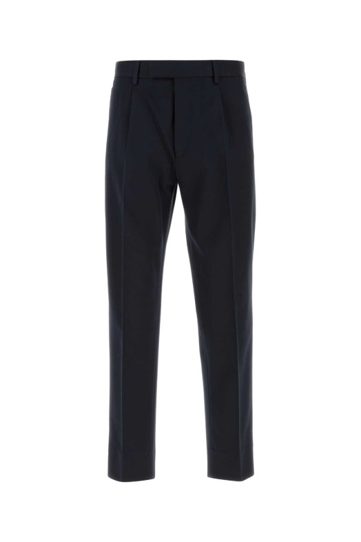 Темно-синие брюки из хлопковой смеси ZEGNA (RUGI04A2TP45)
