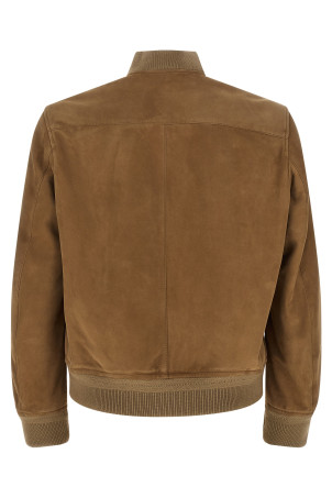 Замшева куртка-бомбер Бежева TOM FORD LBS087LMS027JBV