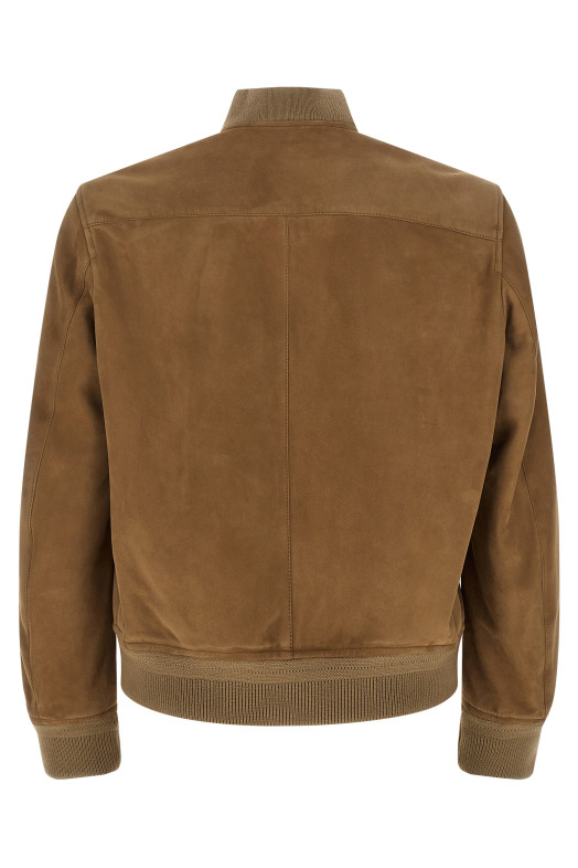 Замшева куртка-бомбер Бежева TOM FORD LBS087LMS027JBV
