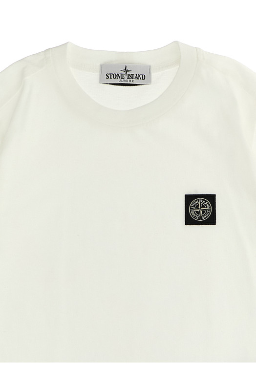 'Compass' logo T-shirt White