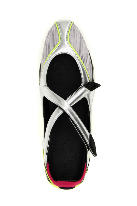 'Floor 01' ballet flats Silver