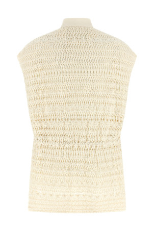 В'язаний жилет Бежевий FABIANA FILIPPI CTD266F217L9320145