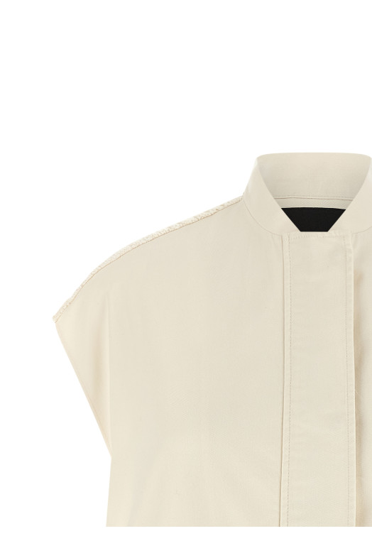 В'язаний жилет Бежевий FABIANA FILIPPI CTD266F217L9320145