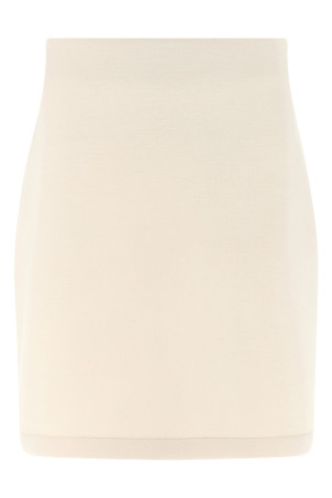 Cashmere scuba skirt Beige